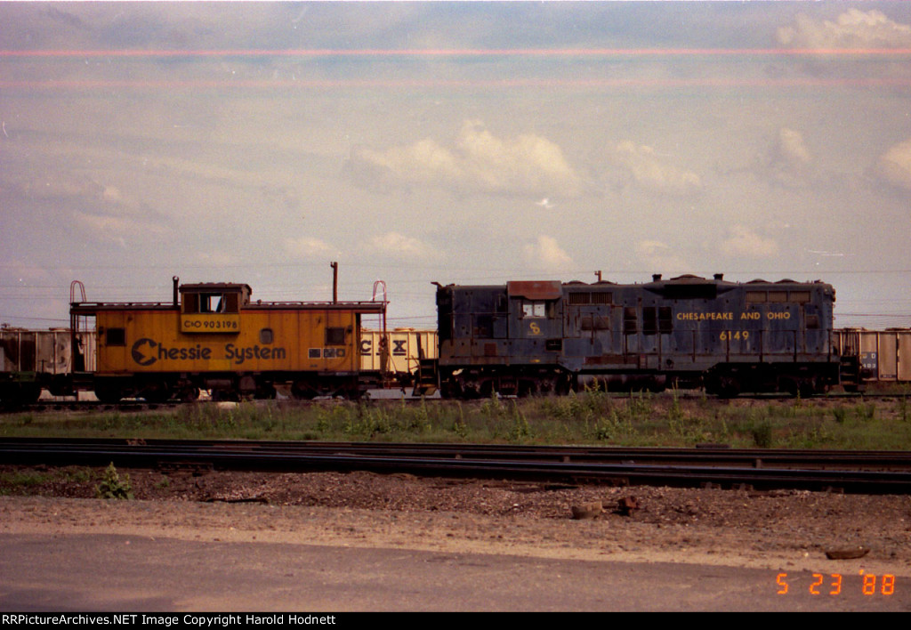 C&O GP9 with a Chessie caboose